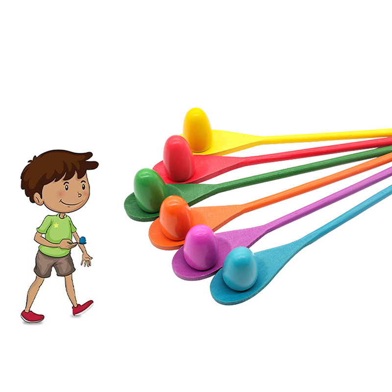 Party Games Egg - Z. Set di 6 cucchiaini da
