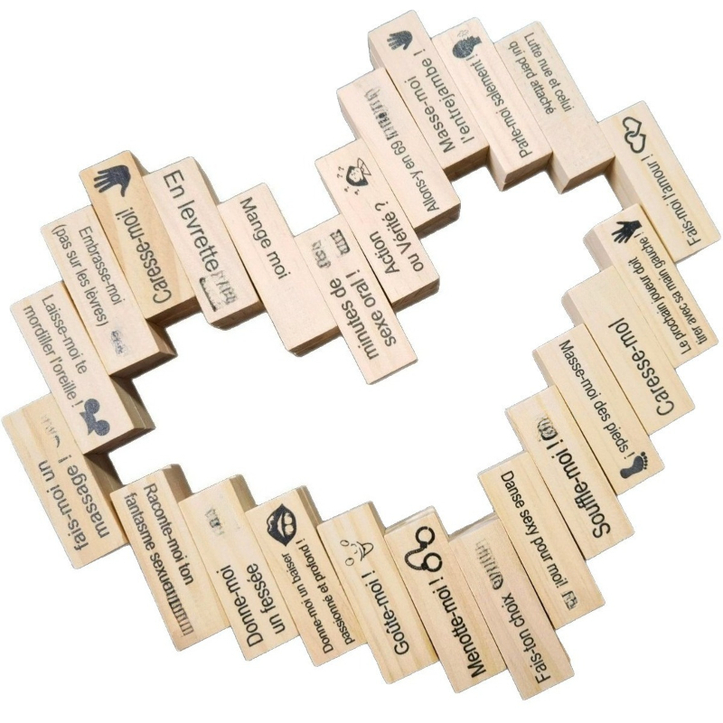 Party Games Ideas For Adults - 48 Pezzi Gioco di Blocchi Erotici
