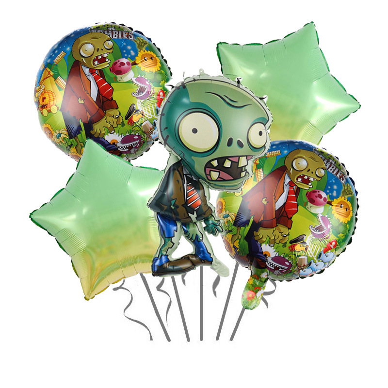 Zombie Party Games - Nuovo Set di Palloncini in Alluminio