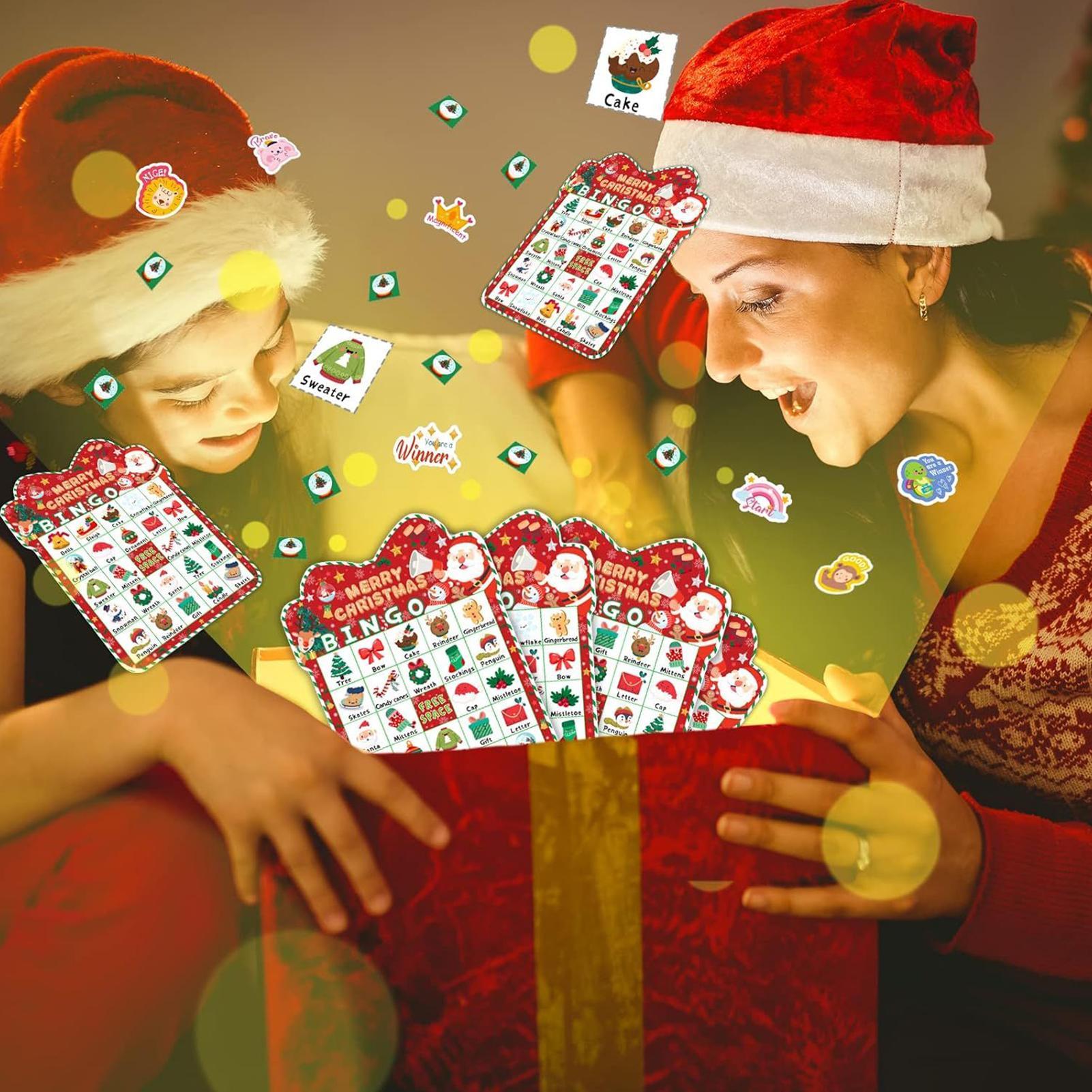 Party Games Bingo - Carte da bingo di Natale Set