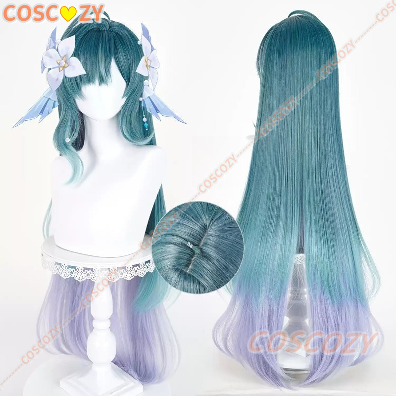 Party Games Youtube - Parrucca Cosplay Vodyanitsa di Genshin Impact,