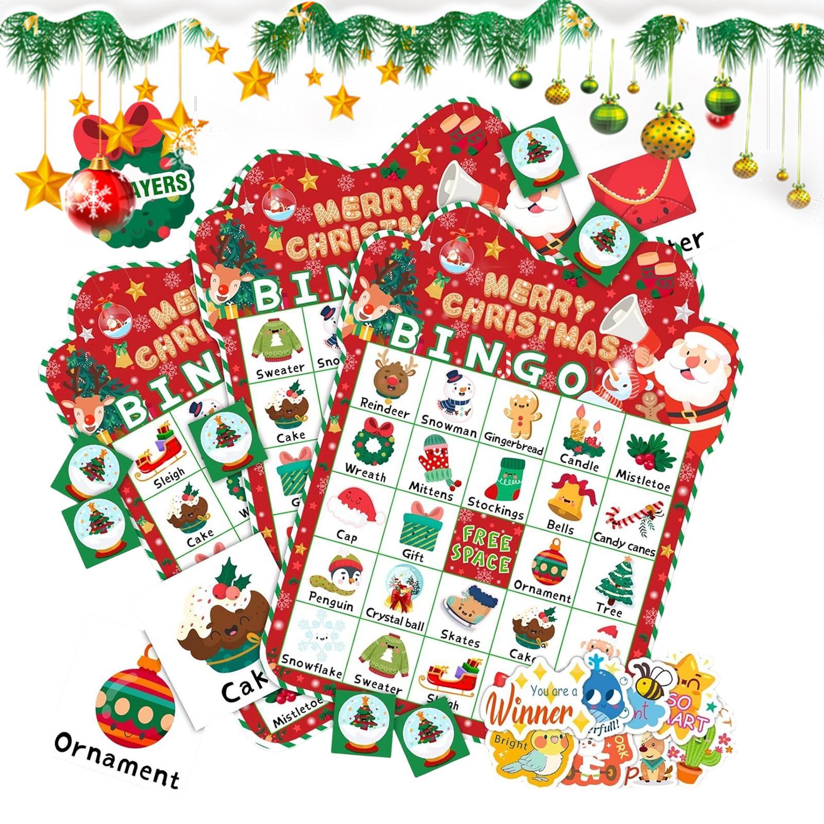 Party Games Bingo - Gioco di bingo natalizio Set di