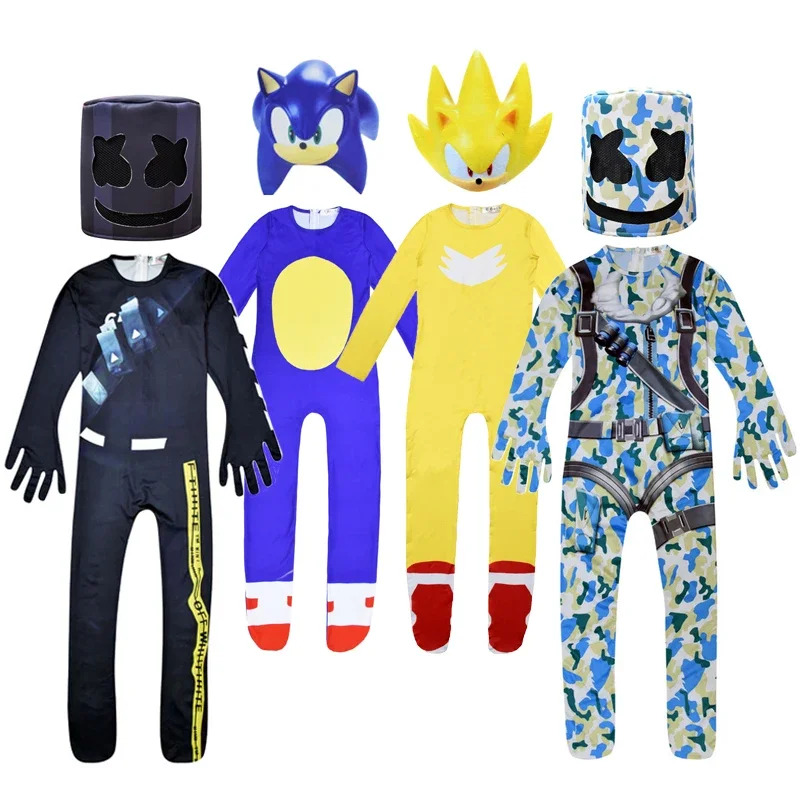 Party Games Youtube - 2026 Halloween Ragazzi Marshmello DJ Maschera