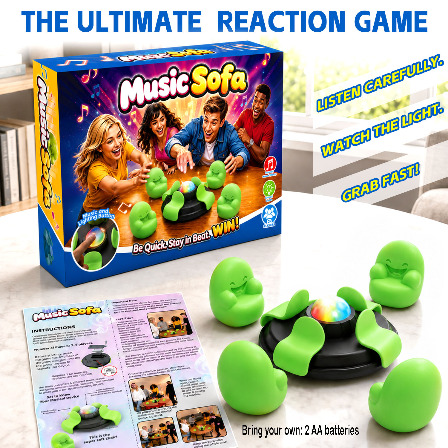 Quick Games Party - Gioco Musicale Interattivo per Bambini con