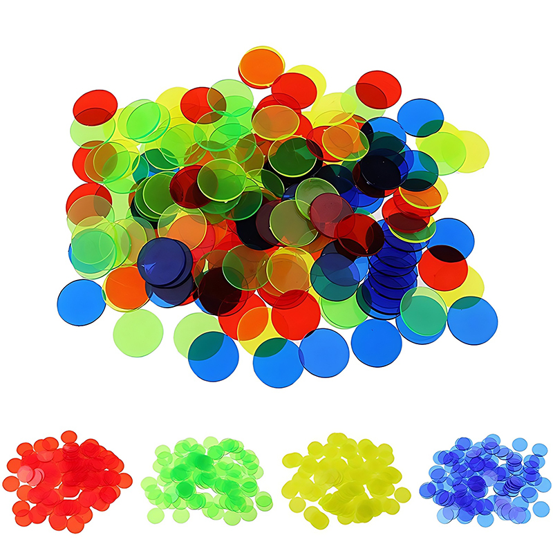 Party Games Bingo - 100/200PCS 19 millimetri Rotondo Conteggio Chip