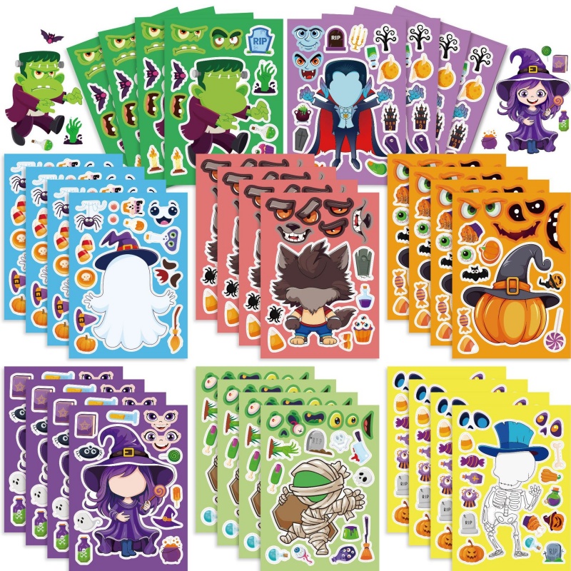 Zombie Party Games - Giochi di società di Halloween Adesivi