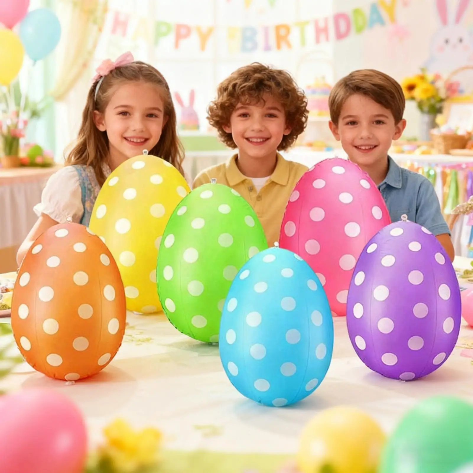 6 Uova di Pasqua Gonfiabili /s - Party Games Egg recensione e prezzo