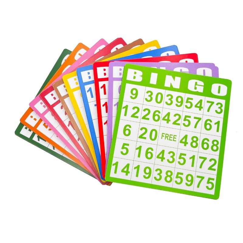 50/100 pezzi di carte da bingo - Party Games Bingo recensione e prezzo