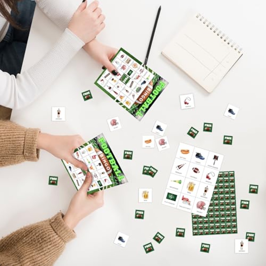 Gioco di Bingo a Tema Calcio,  - Party Games For Adults Large Group recensione e prezzo
